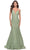La Femme 31512 - Beaded Lace Prom Dress Special Occasion Dress 00 / Sage