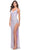 La Femme 31517 - Sequined Cowl Neck Evening Dress Special Occasion Dress