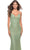 La Femme 31527 - Lace V Cowl Neck Gown Special Occasion Dress