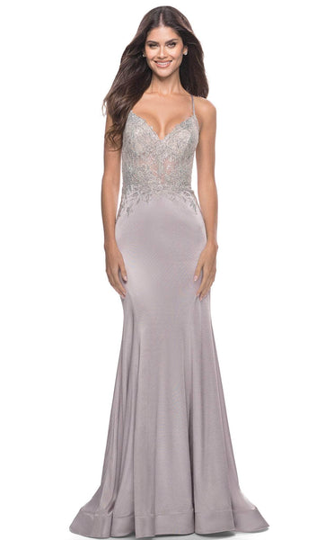 Silver Formal Dresses - Elegant Evening Gowns for Women  Couture Candy