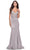 La Femme 31555 - Sleeveless Trumpet Satin Gown Special Occasion Dress