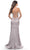La Femme 31555 - Sleeveless Trumpet Satin Gown Special Occasion Dress