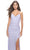 La Femme 31572 - Cowl Prom Dress with Slit Special Occasion Dress