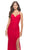La Femme 31572 - Cowl Prom Dress with Slit Special Occasion Dress