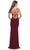 La Femme 31585 - Form-Fitting V Neck Sheath Dress Special Occasion Dress