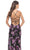 La Femme 31597 - Floral Sequined High Slit Gown Evening Dresses