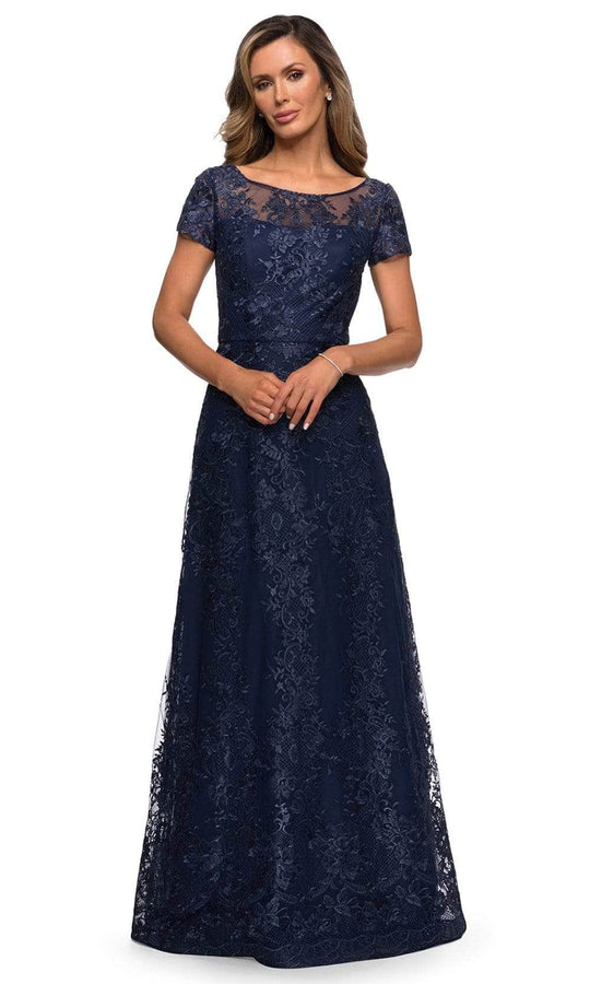 La Femme - Beaded A-Line Formal Dress 27935SC