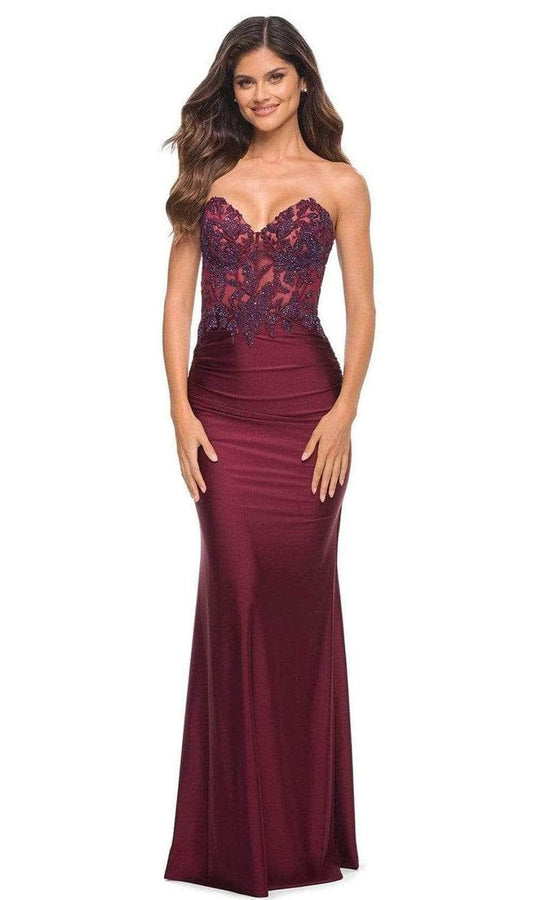 La Femme - Beaded Sweetheart Prom Dress 30720SC