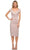 La Femme - Cap Sleeve Jersey Cocktail Dress 30110SC - 1 pc Frost Rose in Size 12 Available CCSALE 12 / Frost Rose