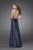 La Femme - Embellished Halter Neck Evening Dress 15232SC - 1 Pc. Majestic Purple in Size 2 Available CCSALE