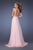 La Femme Gigi - 19858 Embellished Illusion Bateau A-line Dress Special Occasion Dress