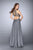 La Femme Gigi - 23761 Elaborate Bateau Illusion Long Evening Gown Special Occasion Dress