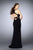 La Femme Gigi - 23882 Jewel Cutout Long Evening Gown with Side Slit Special Occasion Dress