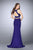La Femme Gigi - 23908 Sleeveless Illusion High Two-piece Jersey Gown Special Occasion Dress