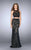 La Femme Gigi - 24418 Captivating Laced Illusion Neck Two-piece Dress Special Occasion Dress