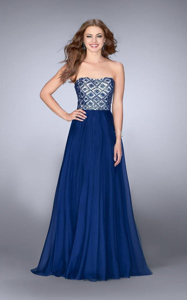 La Femme Gigi - 24561 Strapless Beaded Top Chiffon Prom Gown 2 / Forest Green - Shop La Femme Dresses On Couture Candy at CoutureCandy.com La Femme Gigi - 24561 Strapless Beaded Top Chiffon Prom Gown 2 / Forest Green - Shop La Femme Dresses On Couture Candy at CoutureCandy.com