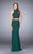 La Femme - High Neck Prom Dress 24158SC - 1 pc Forest Green in Size 2 Available CCSALE 2 / Forest Green