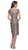 La Femme - Lace Bateau Knee Length Sheath Dress 27828SC - 1 pc Navy In Size 10 Available CCSALE