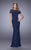 La Femme Laced Bateau Neck Sheath Dress 21713SC - 2 pcs Taupe In Size 2 and 12 Available CCSALE