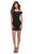 La Femme - Off Shoulder Jersey Cocktail Dress 30115SC - 1 pc Black In Size 4 Available CCSALE 4 / Black