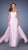 La Femme Ruched Strapless Chiffon Evening Dress CCSALE 14 / Pink