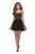 La Femme - Scoop Neck Tulle A-line Dress 28156SC - 2 pcs Black In Size 2 and 6 Available CCSALE 6 / Black