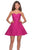La Femme - Strapless Lace Sweetheart A-line Dress 27334SC - 1 pc Hot Fuchsia In Size 00 Available CCSALE 00 / Hot Fuchsia