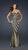 La Femme Strapless Sequined Fitted Evening Gown CCSALE 6 / Gold/Black