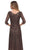 La Femme - V-Neck Sequin Formal Dress 29195SC - 1 pc Bronze In Size 8 Available CCSALE 8 / Bronze
