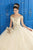 LA Glitter - 24043 Beaded Lace Corset Glitter Tulle Ballgown Special Occasion Dress