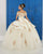 LA Glitter - 24048 Applique Off-Shoulder Glitter Tulle Ballgown Special Occasion Dress