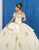 LA Glitter - 24048 Applique Off-Shoulder Glitter Tulle Ballgown Special Occasion Dress