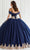 LA Glitter - 24095 Embellished Plunging Sweetheart Ballgown Special Occasion Dress