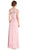 Lace Scalloped V-neck Mother of Bride Dress Dress