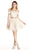Lace Two Piece A-line Homecoming Dress Homecoming Dresses XXS / Champagne