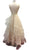 Lace V-neck Tiered Ruffled A-line Prom Dress Dress