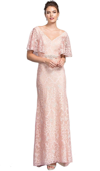 Aspeed Design - Lace Wide V-neck Mother of Bride Dress – Couture Candy