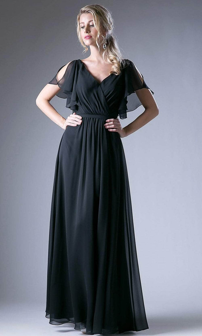Ladivine 13034 Evening Dresses 6 / Black
