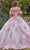 Ladivine 15701 - Ruffled Off Shoulder Ballgown Ball Gowns