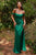 Ladivine 7484 Prom Dresses 2 / Emerald