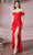 Ladivine 7484 Prom Dresses 2 / Red