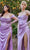 Ladivine 7492C - Off Shoulder Corset Evening Gown Evening Dresses