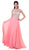 Ladivine 8733 Special Occasion Dress 2 / Coral