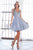 Ladivine AM391 Cocktail Dresses 2 / Paris Blue