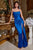 Ladivine BD111 - Metallic Drape Prom Dress Prom Dresses XS / Royal