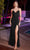 Ladivine BD4002 - V-Neck Wrap Style Prom Gown Prom Dresses XS / Black