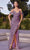 Ladivine BD4004 - Cold Shoulder Sequin Prom Dress Prom Dresses XS / Dusty Lavender