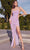 Ladivine BD7042 - Spaghetti Strap Ruched Evening Gown Prom Dresses XS / Lavender