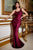 Ladivine BD7045 - Sleeveless Draped Back Evening Gown Evening Dresses