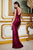 Ladivine BD7045 - Sleeveless Draped Back Evening Gown Evening Dresses